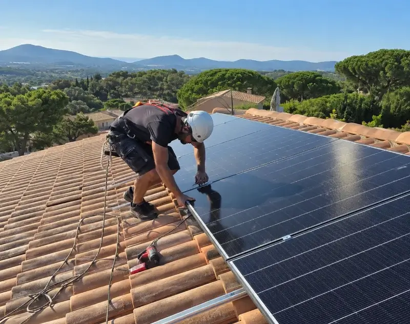Installateur panneaux solaires Léguillac-de-l'Auche — pose photovoltaïque sur toiture