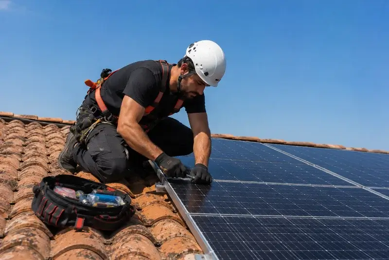 Maintenance et monitoring de panneaux solaires à Léguillac-de-l'Auche