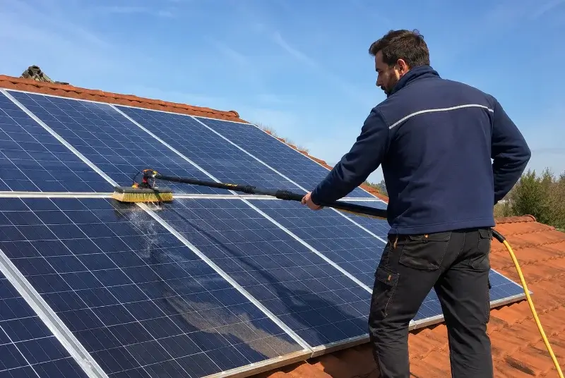 Nettoyage et entretien de panneaux solaires à Léguillac-de-l'Auche
